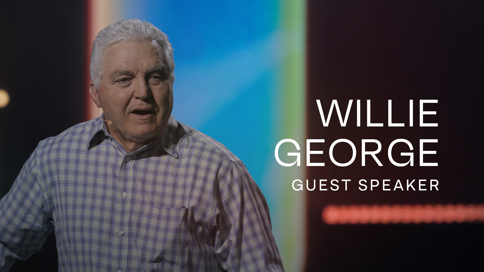 Message Artwork: Guest Speaker: Willie George 2026
