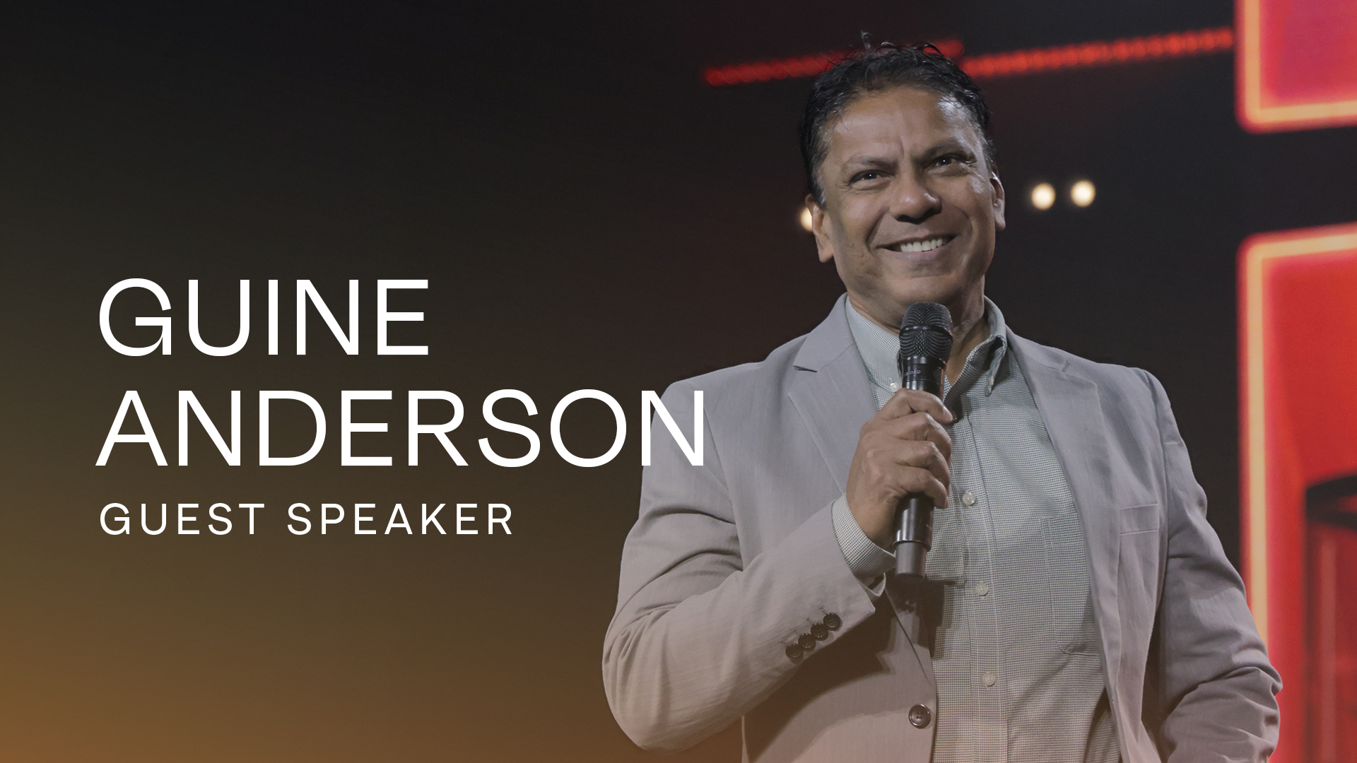 Message Artwork: Guest Speaker: Guine Anderson